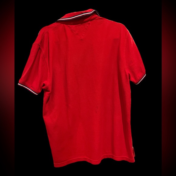 TOMMY HILFIGER
REGULAR FIT SOLID
PERFORMANCE RED POLO MENS SIZE XL - Picture 2 of 10